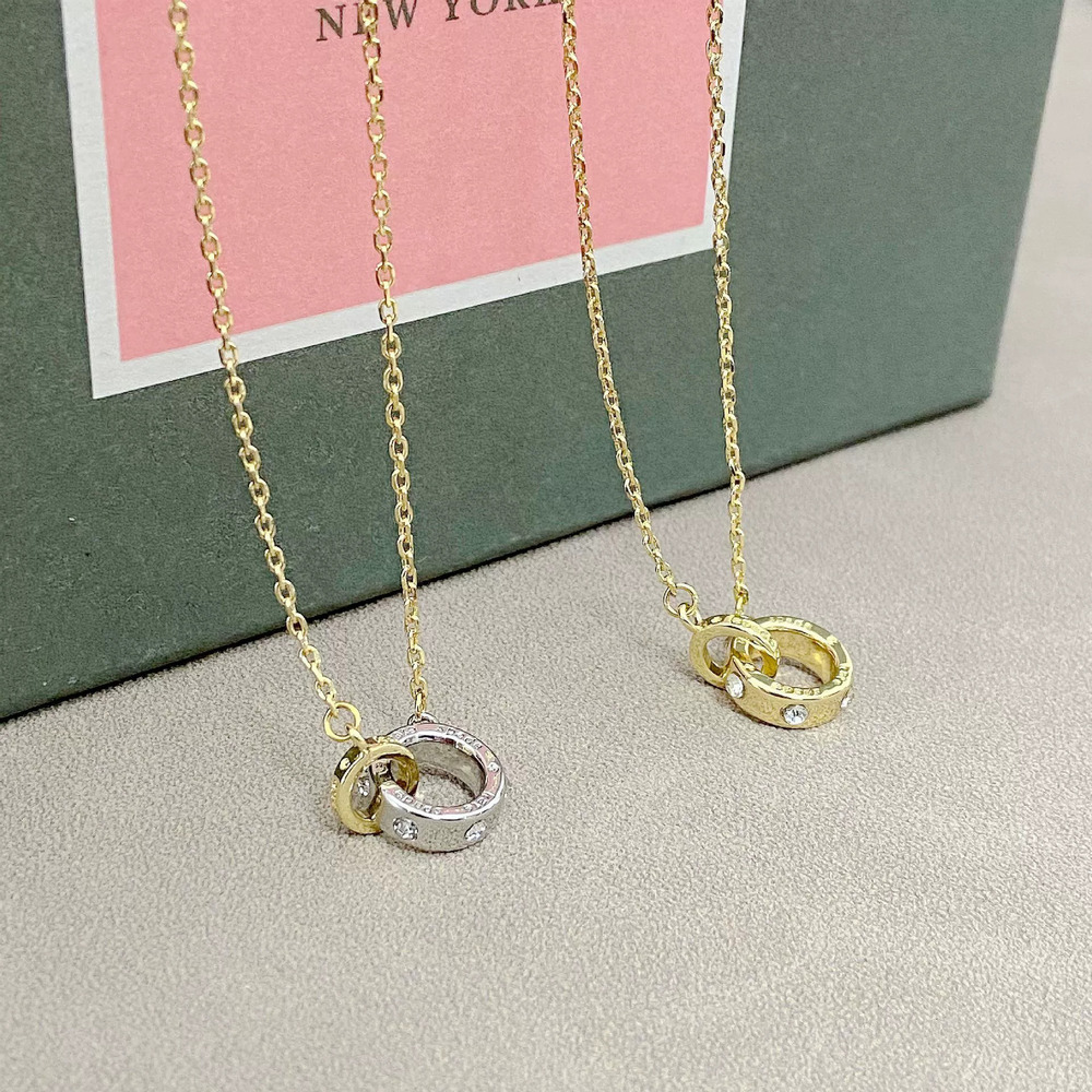 kate spade Geometric Rhinestone Necklace